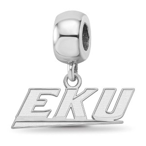 Black Bow Jewelry Sterling Silver Eastern Kentucky Colonels NCAA Bead Charm - 1 of 4