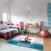54"x78" Little Mermaid Area Kids' Rug: Disney Princess Carpet, Kids Bedroom, Ariel, Multicolor, Indoor, Flat Pile - 2 of 4
