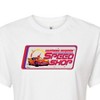 Women's - Disney - Lightning McQueen Speed Shop Cropped Graphic T-Shirt - 2 of 4