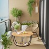 Dexmalle 2-Tier Round Coffee Table with Storage - 2 of 4