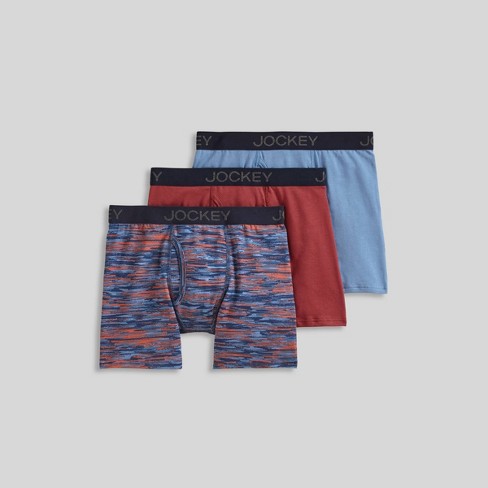 Jockey Generation™ Boys' 3pk Stretch Boxer Briefs - Blue/navy Blue