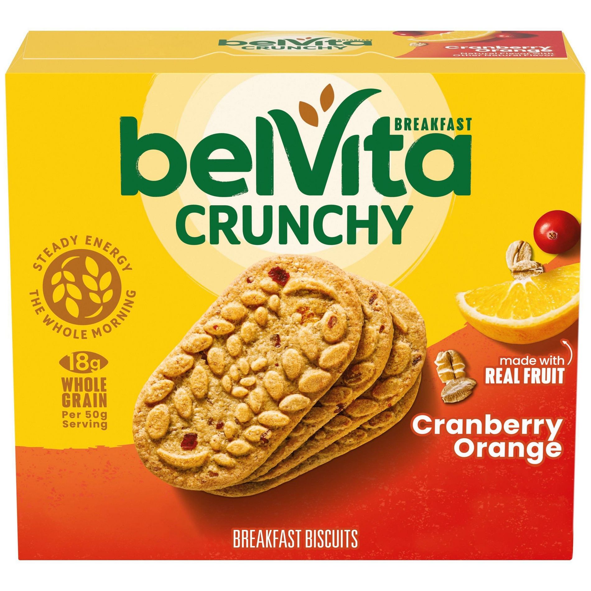 BelVita Cranberry Orange Breakfast Biscuits - 8.8oz/5pk