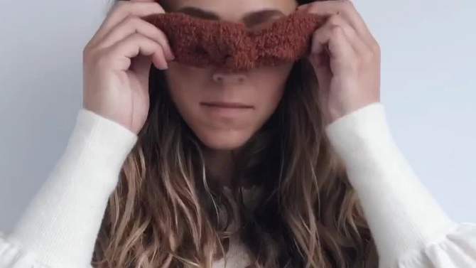 Kristin Ess Cozy Headband - Rust, 2 of 6, play video