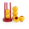 Just Funky Dragon Ball Z Molded Dragon Balls 2oz Stackable Shot Glasses | Set of 7 - 2 of 4