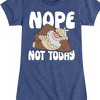 Girls' - Pokémon - Nope Not Today Slaking Fitted Short Sleeve Graphic T-Shirt - 2 of 4