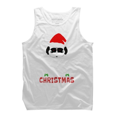 Men's Design By Humans This Is My Christmas Pajama Shirt Gamer Video Game Santa By TELO213 Tank Top