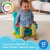 Fisher-Price Toddler Learning Toy Laugh & Learn Smart Stages Chair with Music Lights & Activities for Infants Ages 1+ Years, Teal - 2 of 4