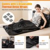 Tangkula Infrared Sauna Blanket w/ Sleeves Wraps 90-180°F Temp Range 30-90Min Timer - 3 of 4