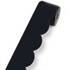 Carson Dellosa Education Black Rolled Scalloped Bulletin Board Borders, 65 Feet Per Roll, Pack of 3 - 2 of 4