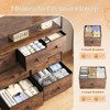 SKRAN Dresser for Bedroom with 7 Drawers and 2 Shelves for Closet with Wooden Top and Metal Frame, Tall Dressers & Chest of Drawers - 4 of 4