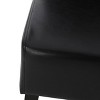 NicBex Set of 2 Modern PU Leather Dining Chairs, Minimalist Rubberwood Legs Design, Upholstered Kitchen Side Chairs - 4 of 4
