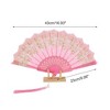 Unique Bargains Butterfly with Tassel Folding Fan 1 Pc - 2 of 4
