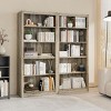 Modern 5-Tier Bookcase, 71" Tall Wooden Bookshelf with Open Storage, Floor Standing Display Shelves - 4 of 4