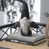 NAYSAYE Party Decoration and Accessories Fabric Gnome Figurine with Wings for Halloween Decor, Black and White, 10"*3"*15.5" - 2 of 4