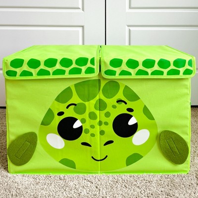 QUOKKA Fabric Toy Storage Box for Kids - Turtle | XL | XXL - Foldable Toy Storage Bin