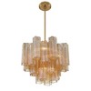 Crystorama Lighting Addis 4 - Light Chandelier in  Aged Brass - 3 of 4