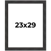 PosterPalooza | Traditional Black Picture Frame - UV Acrylic, Foam Board Backing, Hanging Hardware - 2 of 4