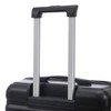 UBSSO 3-Piece Hardside Spinner Luggage Set with TSA Lock, 20" Carry-On, 24" & 28" Checked Suitcases (Black) - 4 of 4