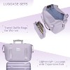 KWPZQEB 6 piece Luggage Set Expandable Suitcase with TSA Lock & Spinner Wheels, ABS Hardside Suitcases with Duffel Bags & Wash Bag, 18/20/24/28INCH - 4 of 4