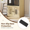 Cat Litter Box Enclosure Furniture with Hammock and Scratching Posts,Wooden Double Hidden Litter Box with Ladder Rack - 3 of 4