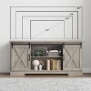 TV Stand for 65 Inches TVs, Entertainment Center with Storage and Sliding Barn Doors, Adjustable Shelf Modern Media TV Console - 2 of 4