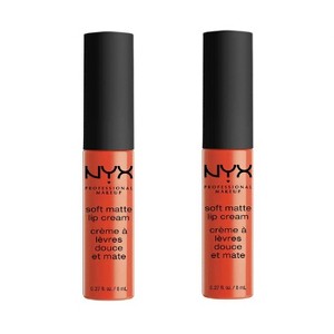 NYX Soft Matte Lip Cream -San Juan- SMLC28 (PACK OF 2) | Plush Matte Formula - 1 of 4