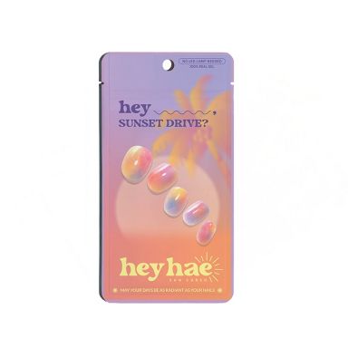 Heyhae Gel Nail Wrap - Hey Sunset Drive - 28pc