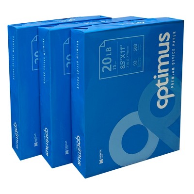 Multipurpose Copy Printer Paper, 8.5" x 11", 20 lb