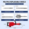 2200W Demolition Jack Hammer Electric Concrete Breaker 1400 BPM With 4x Chisels Sets - image 2 of 4