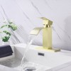 Single Handle Waterfall Spout Bathroom Vanity Sink Faucet - 2 of 4