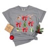 Simply Sage Market Women's Coquette Christmas Collage Short Sleeve Garment Dyed Tee - 3 of 4