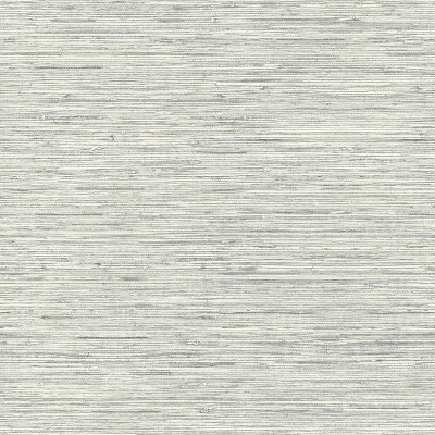 RoomMates Grasscloth Peel & Stick Wallpaper Gray