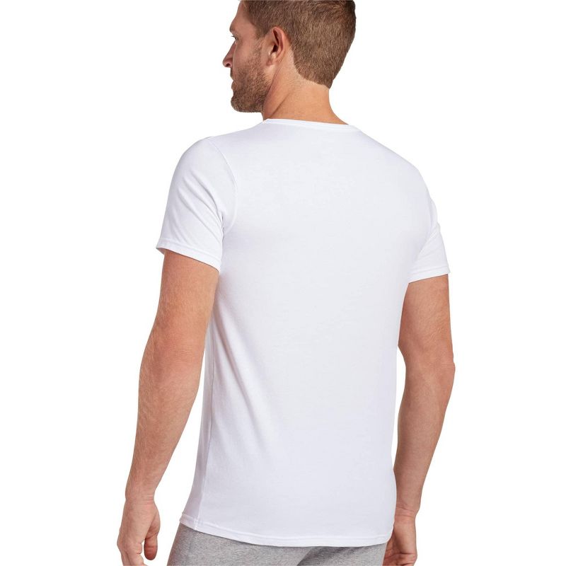 Jockey Men's Slim Fit Cotton Stretch V-Neck T-Shirt - 2 Pack, 2 of 4