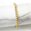 Pure Collection by Ross-Simons Italian 5mm 18kt Gold Vermeil Bead Stretch Bracelet - 3 of 4