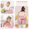 FATMOON School Backpack For Back to School- 18″ Multifunctional Large Capacity Cute Girls Backpack - Students Bookbag Travel Daypack - 2 of 4