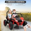 24V 2 Seater Ride on UTV Kids Car with Remote Control, Ride on Truck Toys with Spring Suspensions - 2 of 4