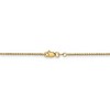 Black Bow Jewelry 1.4mm 14k Yellow Gold Polished Round Cable Chain Necklace - 4 of 4