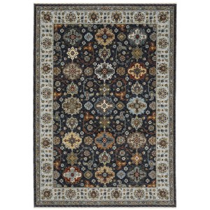 Arya Traditional Medallions Indoor Area Rug Blue - Captiv8e Designs - 1 of 4