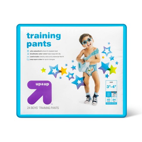 Boys Training Pants Jumbo Pack 3t 4t 24ct Up Up Target