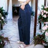 Anna-Kaci Women's Loose High Waist Denim Trousers - 2 of 4