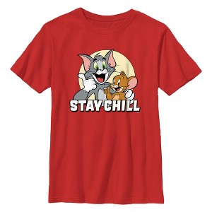 Boy's Tom and Jerry Stay Chill Duo T-Shirt - 1 of 4