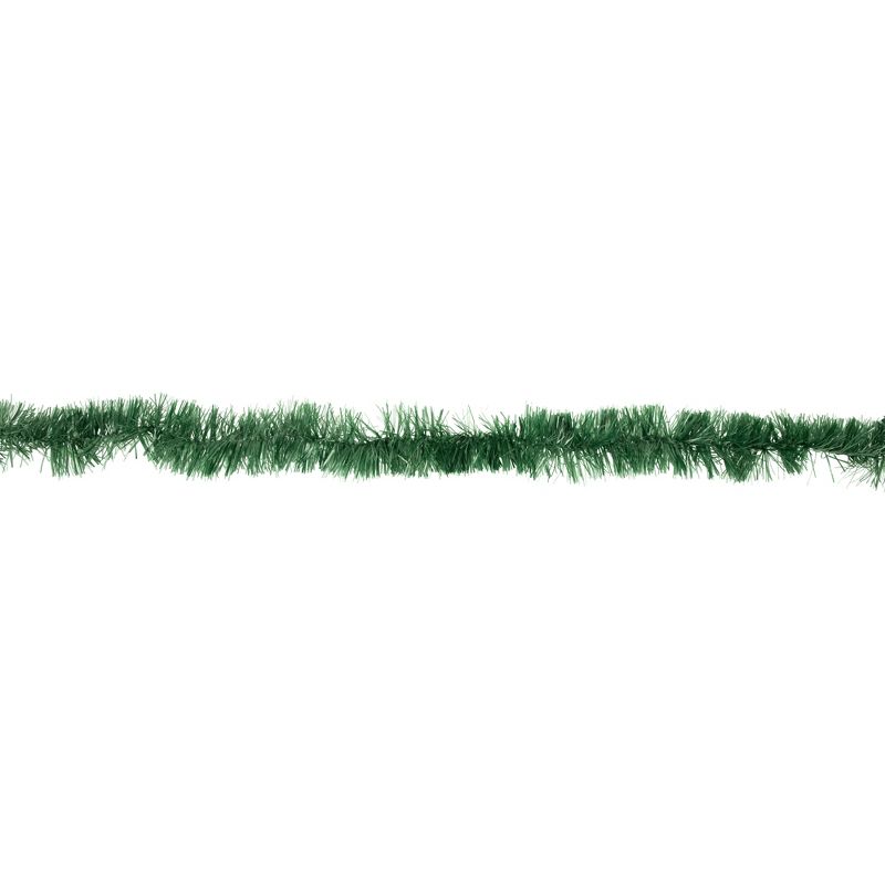 Northlight 50' x 2.5" Unlit Green Tinsel Christmas Garland, 5 of 6