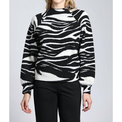 Women's Zebra Print Sweater - APNY