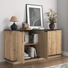 ORRD MDF Sideboard - Multi-functional TV & Tableware Storage, Modern Home Solution (55x15.7x29.6 Inches) - 2 of 4