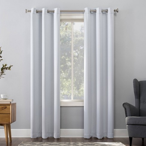 102cm x 213cm Kenneth Energy Saving Blackout Grommet Top Curtain Panel Denim Blue - Sun Zero