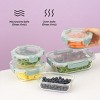 JoyFul by JoyJolt 24 Piece Glass Storage Containers with Leakproof Lids Set - 4 of 4