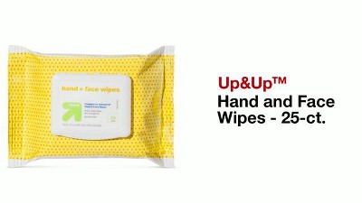 Hand And Face Wipes - 25ct - Up & Up™ : Target