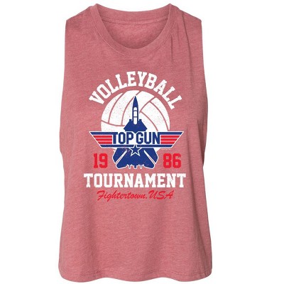 Women's - Top Gun - Volley ball Graphic Racerback Tank