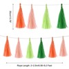 Unique Bargains Party Decoration Reusable Strong Rope Tassel Garland Banner 20 Pcs - 2 of 4
