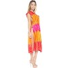 LA LEELA Women's Summer Vacation Beachwear Long Bathing Suit Loose Hawaiian Beach Dress Swimsuit Cover Ups - image 3 of 4